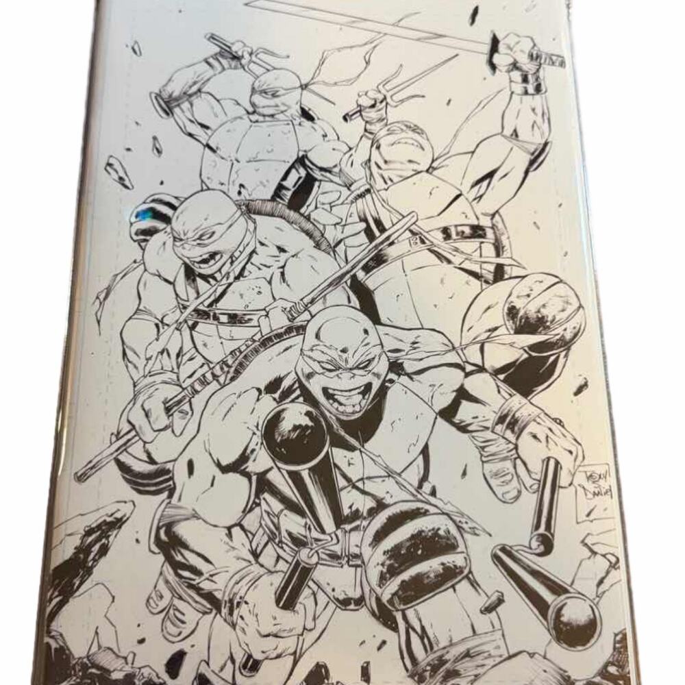 Teenage Mutant Ninja Turtles IDW Torpedo Comics Tony Daniel B&W Variant